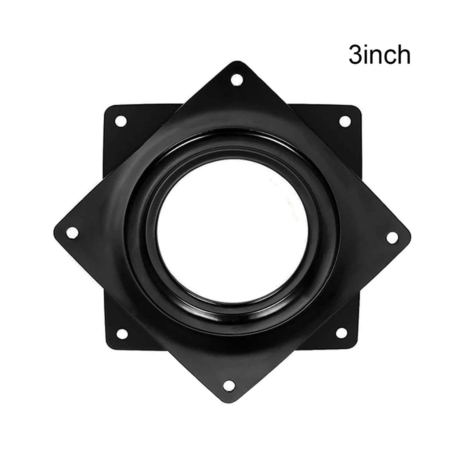 SBTRKT Quadratisches Drehlager, robuste drehbare Drehtellerplatte, Küchensockel, 2/3/4/6 Zoll, 360 Grad drehbare Hardware (Color : 3 inch)