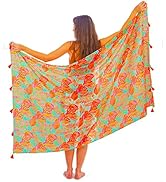 Pareo Spiaggia Donna 180x120cm - Cotone, Stampa Boho, Fatto In India, Multiuso - Foto 12