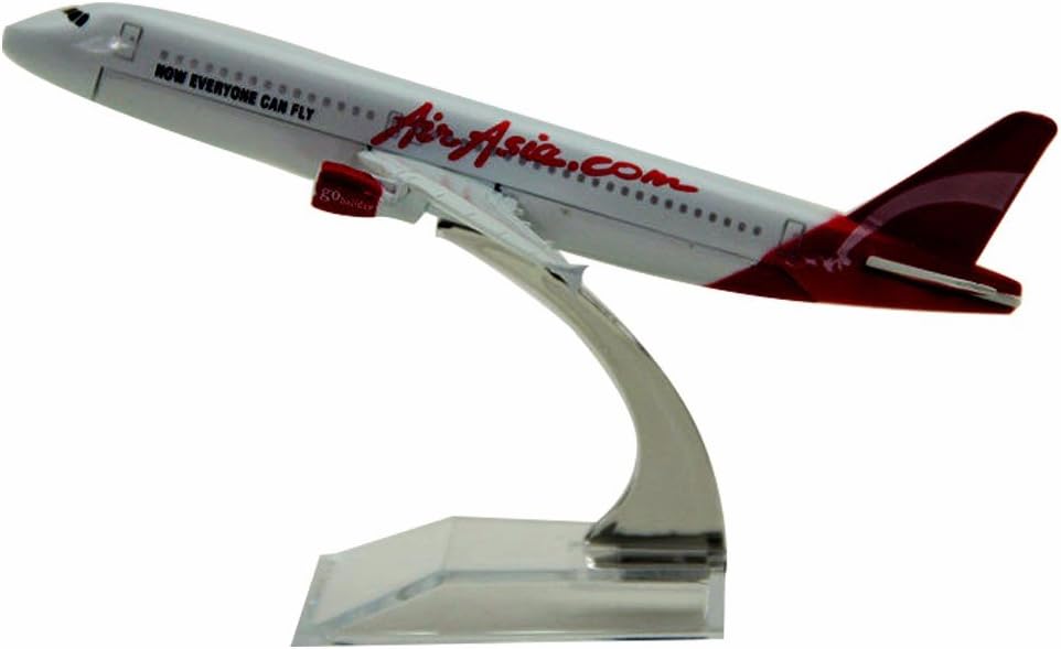 Gaobei 16cm Asia Airways Airbus A320 1:400 Clip-Together Model