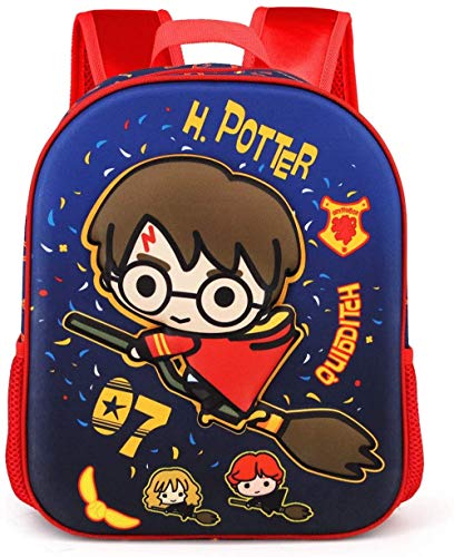 MOCHILA INFANTIL 3D EVA HARRY POTTER QUIDDITCH 31 CM