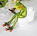 Produktbild formano Frosch sitzt auf der Toilette grün 717979 Laptop