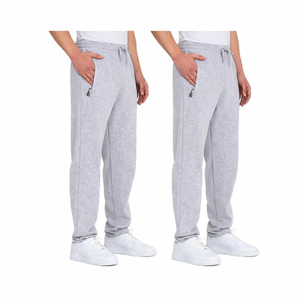 COMEOR Jogginghose Herren mit Reißverschlusstaschen Baumwolle Trainingshose - Sporthose Jogginghosen Männer Jogger | Jungen Freizeithose