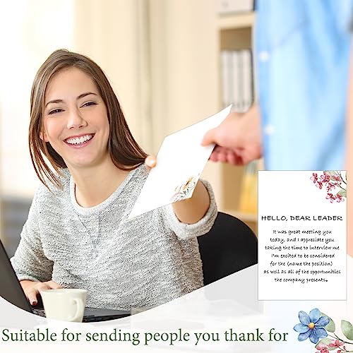 Image of Spiareal 100 Pcs Blank Note Cards 4 x 6 in Blank Decorative Notecards Index Cards Bulk Thank Greeting Notecards for DIY School Office Wedding Baby Shower(White,4 x 6 in,Floral) (Pack of 2)