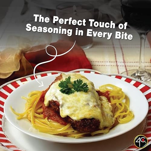4C Premium Bread Crumbs, Seasoned with Pecorino Romano Cheese 1 Pack, Flavorful Crispy Crunchy, Value Pack