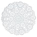 Royal Medallion Lace Round Paper Doilies, 4-Inch, Pack of 40 (B23001)