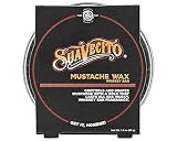 Suavecito Whiskey Bar Mustache Wax 1.5 oz - Control & Style Your Mustache With All Day Hold, Portable Travel Size Tin Can, Moisturize & Style, Facial Grooming With A Masculine Scent
