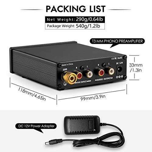 Phono-Vorverstärker Nobsound Mini HiFi MM RIAA Preamp im Vergleich