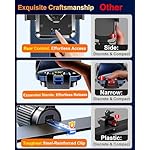 Qifutan Dash Mounted Holders Phone Holders for Your Car Phone Mount for Car Windshield Dashboard Air Vent Universal Hands Free Automobile Cell Phone Holder Fit for iPhone Smartphone - Image 5