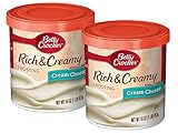 Betty Crocker Rich and Creamy Cream Cheese Frosting - 16oz, Bare Bisque (Pack of 2)