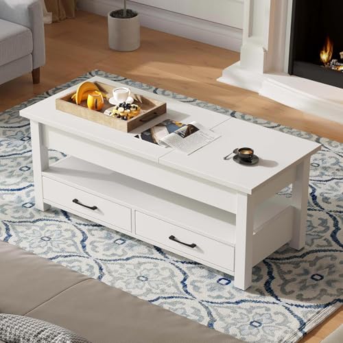 Table Basse Relevable Bois, Plateau Double - Rolanstar