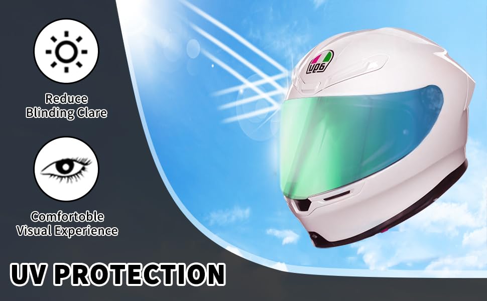 Image of AGV K6 and K6S Visor (Phantom green)