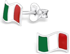 Boucle D'oreille Enfant Laimons Boucles D'oreilles Pour Enfants - En Argent Sterling 925 - Motif Dinosaure - Plates Et Multicolores, Argent, Argent 925 Boucle D'oreille Enfant Fille