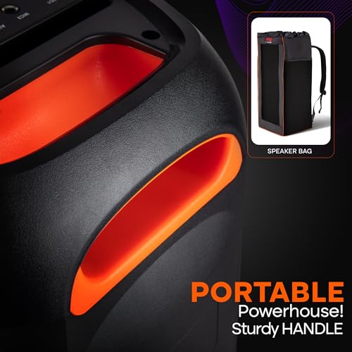 Système compact d’enceinte Bluetooth PA Pyle 160W avec double haut-parleur et micro