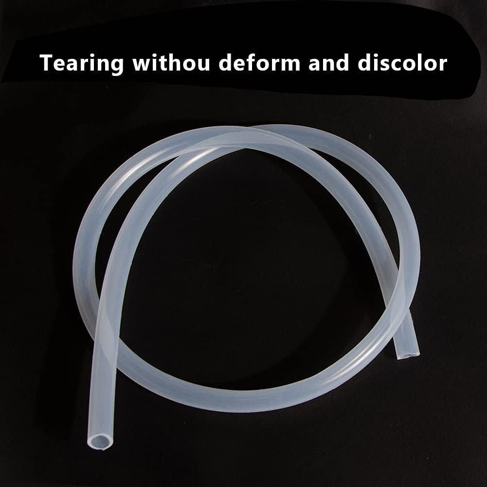 Feelers Silicone Tubing, Food Grade Pure Siliconce Hose 3/4" ID 1" OD 26.24ft, High Temperature Resistant Flexible Hose for Water Air Pump, Aquarium, Home Brewing, Kitchen