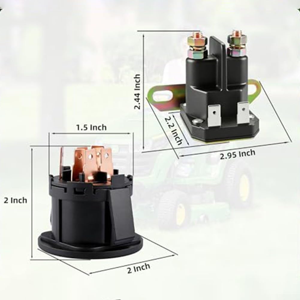 Kit interruttore di accensione e solenoide di avviamento per tosaerba per L100 L105 L108 AM138068 725-04439 725-1741 interruttore magnetico 12V