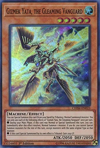 Yu-Gi-Oh! - Gizmek Yata, The Gleaming Vanguard - CHIM-EN023 - Super Rare - 1ª Edición - Chaos Impact