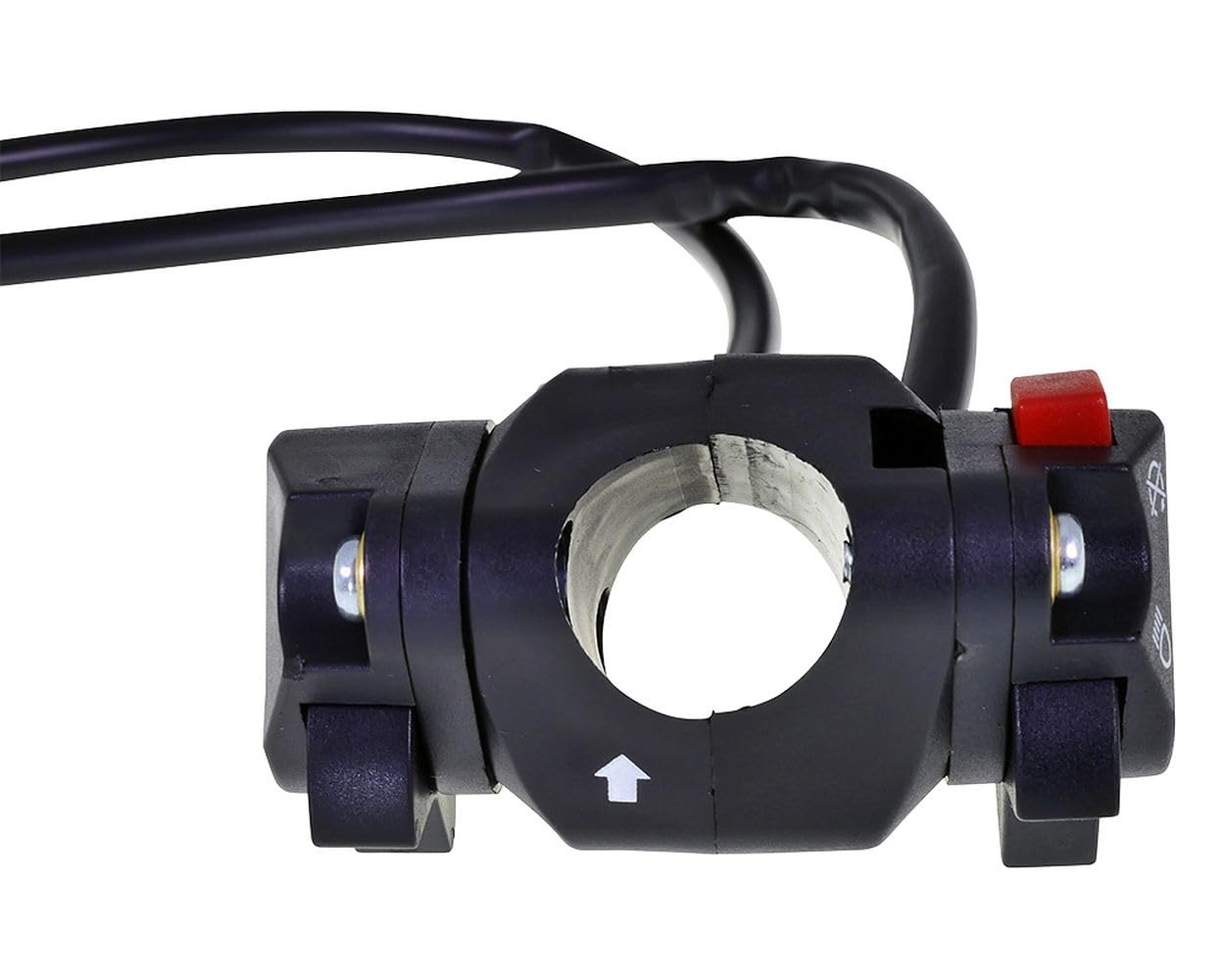 2EXTREME Lenkerschalter Blinkerschalter links kompatibel mit KTM Husaberg, Kippschalter, Druckknopf, schwarz, rot, blau