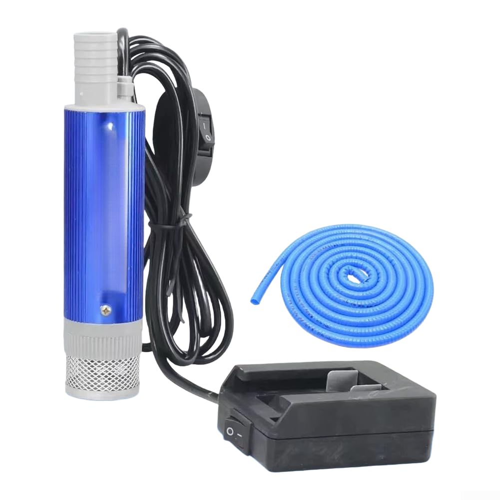 KiraKira Elektryczna pompa do transferu oleju, 21 V, bezprzewodowy ekstraktor płynu napędowego, 120 W, stop aluminium, do wymiany oleju silnikowego, z portem USB, rura 10 m