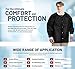 Medical Nation 10 Pack Disposable Lab Jackets - Hip Length Reusable Scrub Jacket Unisex, with Knit Cuffs and Pockets - Perfect for Dental, Medical Pharmacies, Labs, Clinics | Large, Black