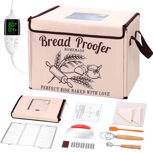 Foldable Bread Proofer with Timer and Heating