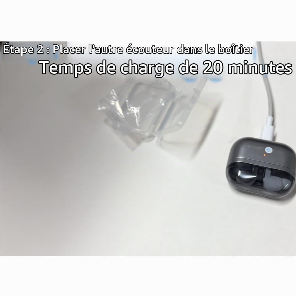 Oreillette gauche de rechange pour écouteurs Bluetooth sans fil Samsung Galaxy Buds 3 Pro AI Ture (argent)