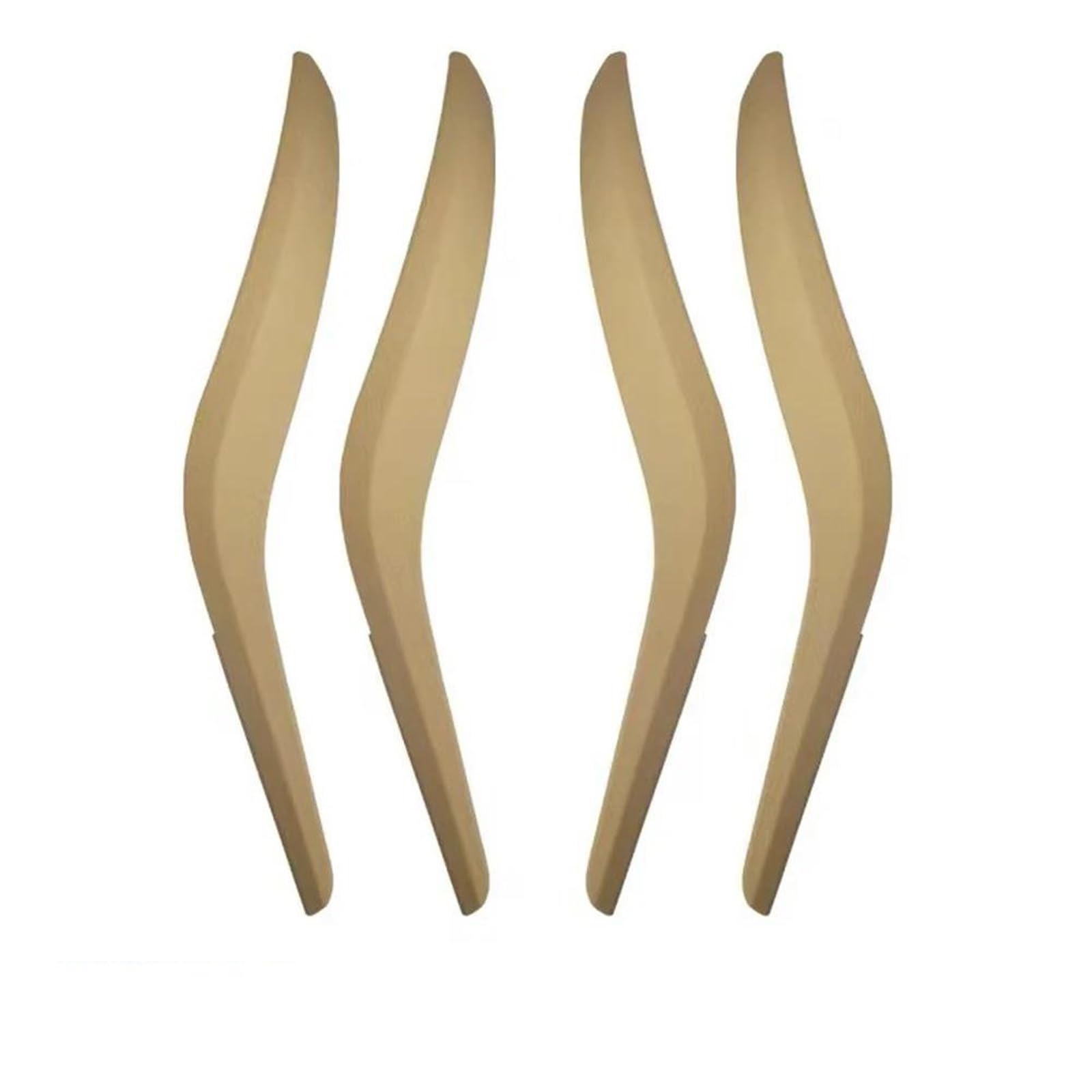 Qibbei Beige 4Pcs Car Accessories Inner Door Handle Cover Armrest Bracket For Bmw X1 E84 2010-2016
