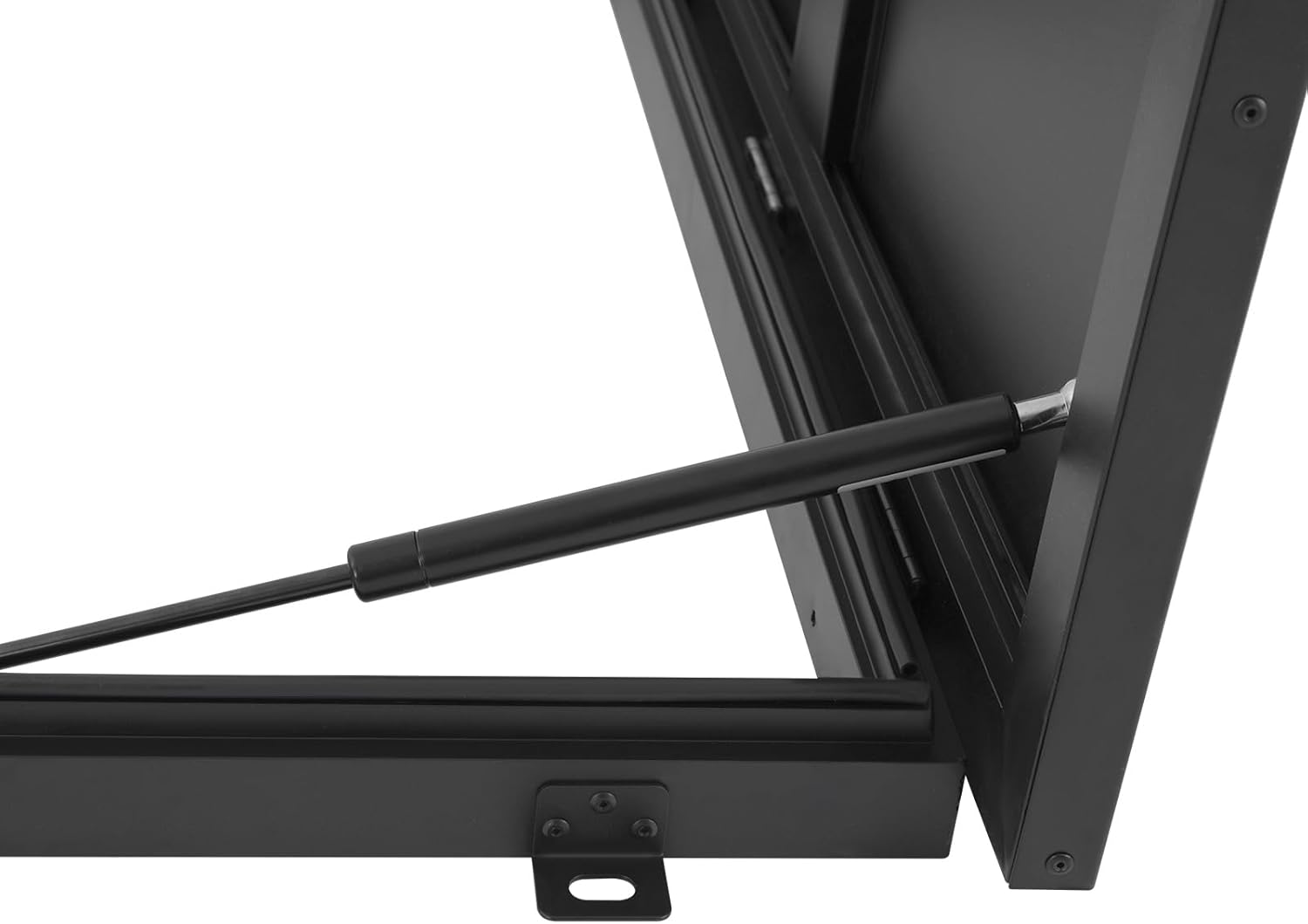 31.5" L X 31.5" W Roof Hatch; Aluminum Alloy Roof Security Door; Roof Access Hatch for Residential Buildings, Commercial Buildings, Industrial Plants, Hotels (31.5in), Black