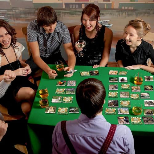 Image of gisgfim 100 PCS Memory Matching Game Wild Animals Concentration Memory Card Matching Games