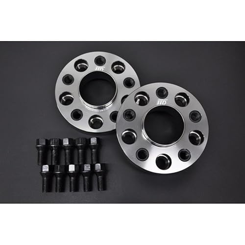 IID�� �ʗ��� �X�y�[�T�[ BMW�p 25mm M14x1.25 2���Z�b�g �i��BHA-002488-25/BHA-002488-30 PCD120 �n�u�a72.5 �b���A���~�� (25mm)