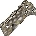 Cool Hand Grips for Beretta Vertec, M9A3, 92X, Custom Screws Included, Iron Texture, Coyote G10, V-IRON-24