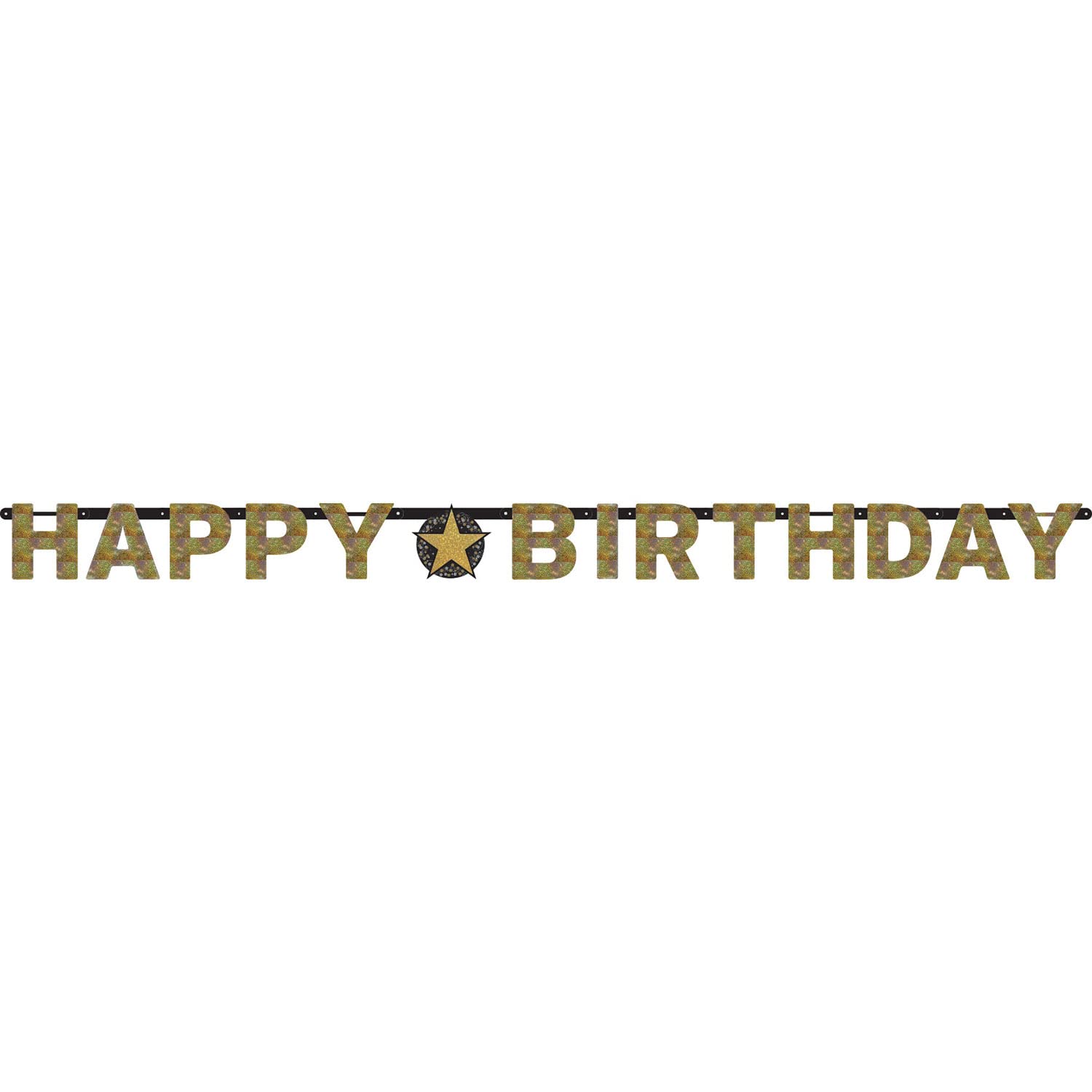 (PKT) Gold Celebration Letter Banner