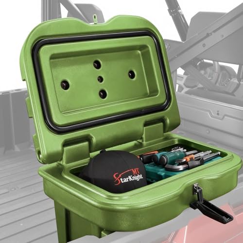 StarknightMT UTV Bed Box 6 GAL Waterproof Cargo Storage Compatibl...