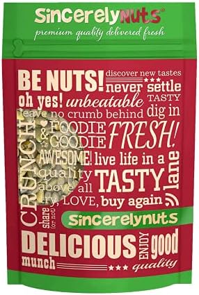 Sincerely Nuts - Raw Unsalted Shelled Pepitas Pumpkin Seeds | Healthy Antioxidant All Natural Snack Food or Toppings | Vegan, Kosher, Gluten Free Food | High in Protein 1(LB) Bag