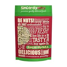 Sincerely Nuts - Raw Unsalted Shelled Pepitas Pumpkin Seeds | Healthy Antioxidant All Natural Snack Food or Toppings | Vegan, Kosher, Gluten Free Food | High in Protein 1LB Bag