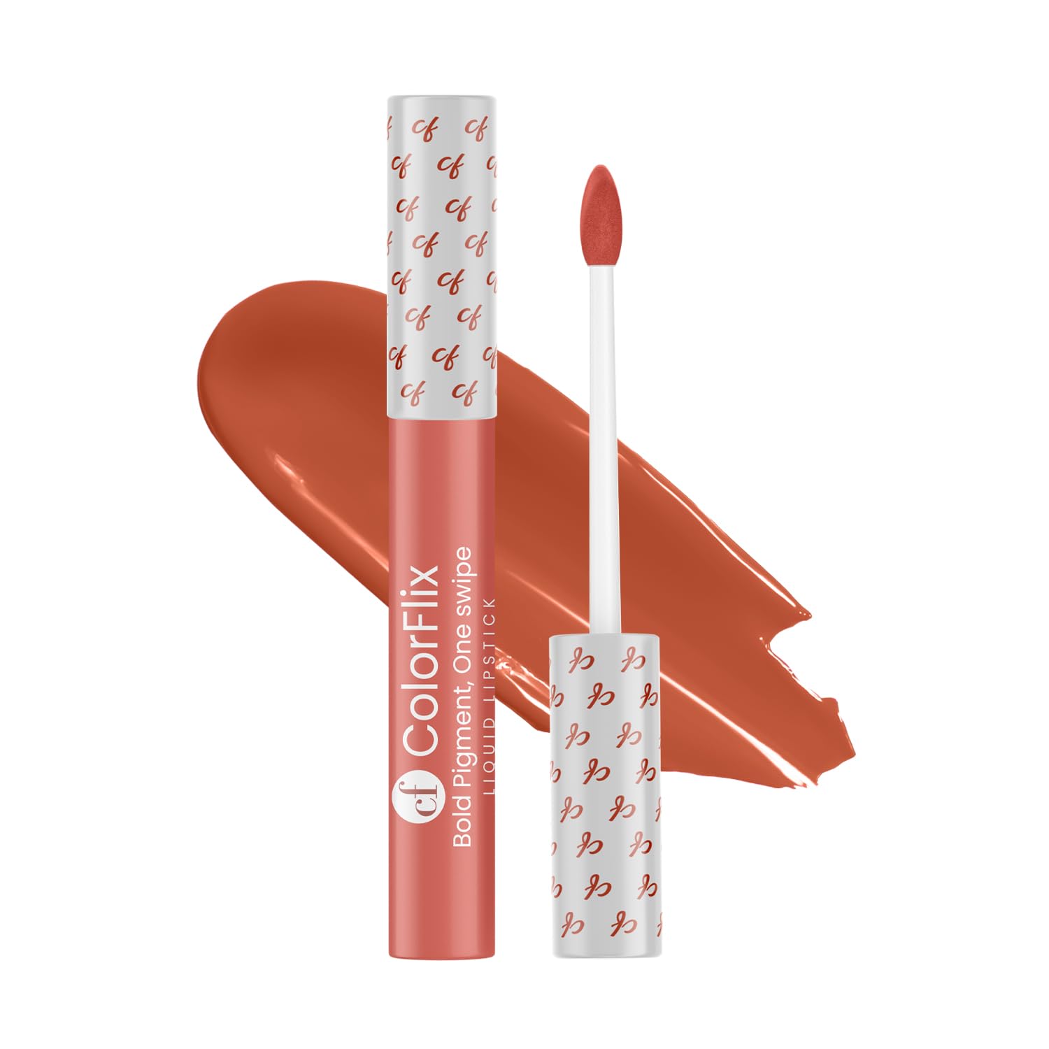 ColorFlix Secret Crush Liquid Lipstick, No Transfer, No Smudge Long-Stay, One-Swipe Intensity, Matte Finish, Lightweight, Non-Drying, Full-Coverage Formula for Women- Peach Flirt, 5ml-image-20
