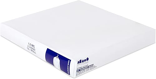 Miniatura 8 de Plasticplace Bolsas transparentes para ropa, bolsa de plástico para vestir, 21 x 4 x 72 pulgadas, 50 unidades