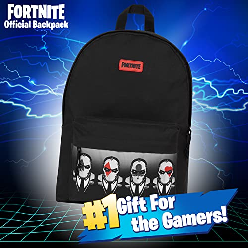 Fortnite Sac à Dos, Sac Scolaire Enfant Ado Gamer, Cartable Scolaire, Sacs Scolaires, Cartables et Trousses, Accessoire Officiel (Noir) – vue 2