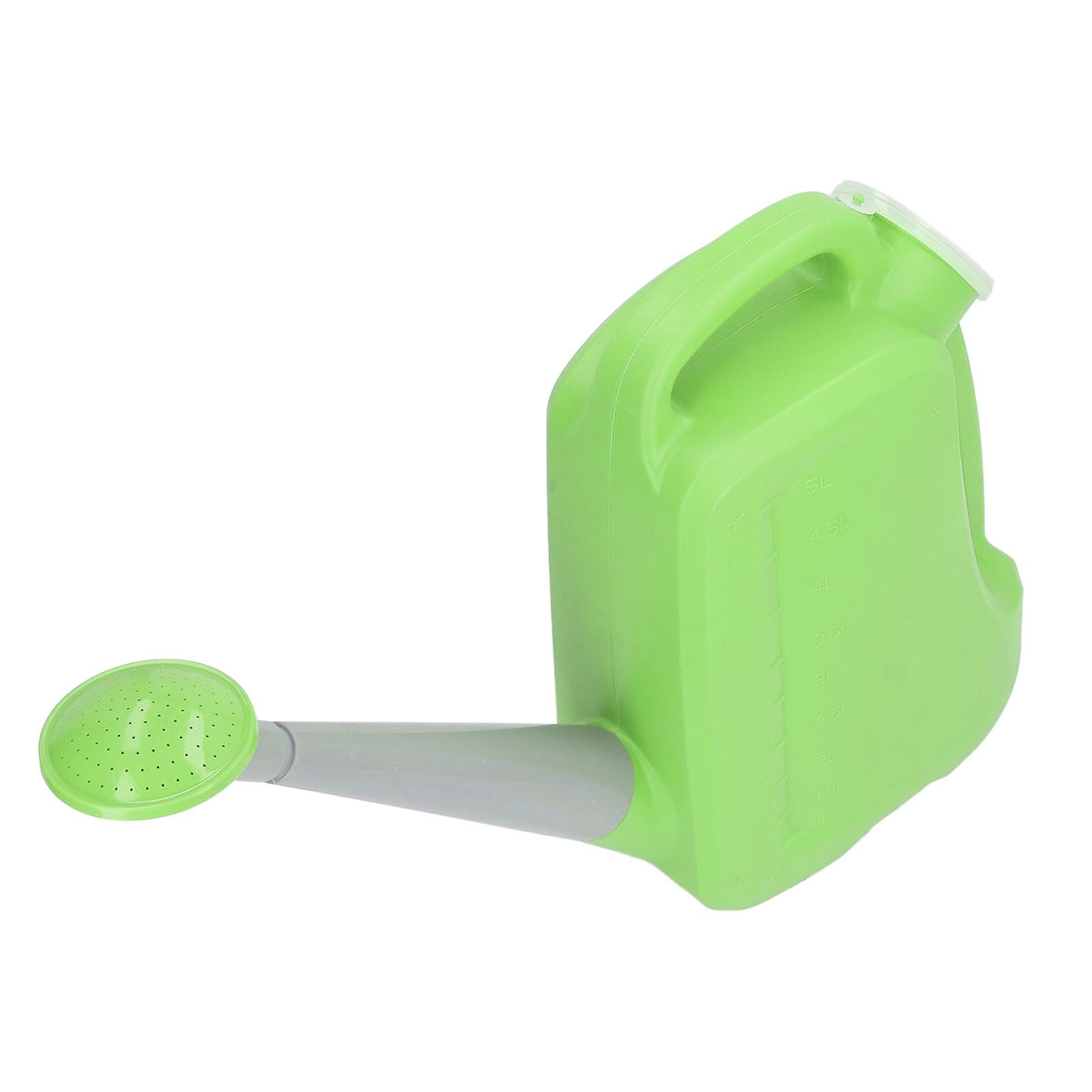 Arrosoir de ferme de grande capacité, facile à remplir, verser et manœuvrer, avec indicateur de niveau d'eau, matériau PP, pour plantes d'intérieur, d'extérieur et de jardin (vert)