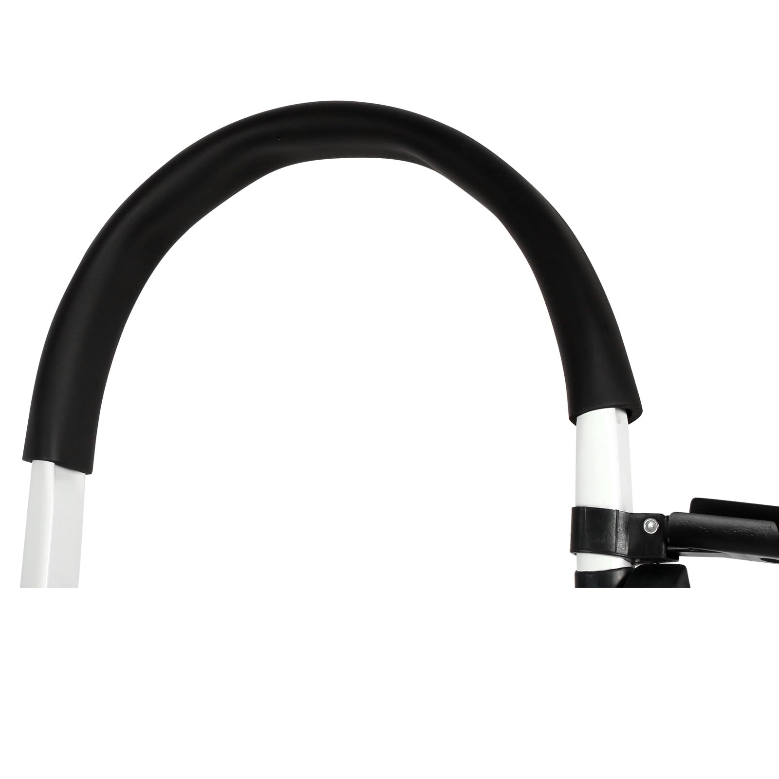 Escabeau Robuste avec Main Courante de Sécurité,Capacité de Charge 160kg,Tabouret Pliant Portable Marches en Caoutchouc Antidérapant Pédales(B) 152 x 87 x 39 cm – 5 étapes (Blanc)