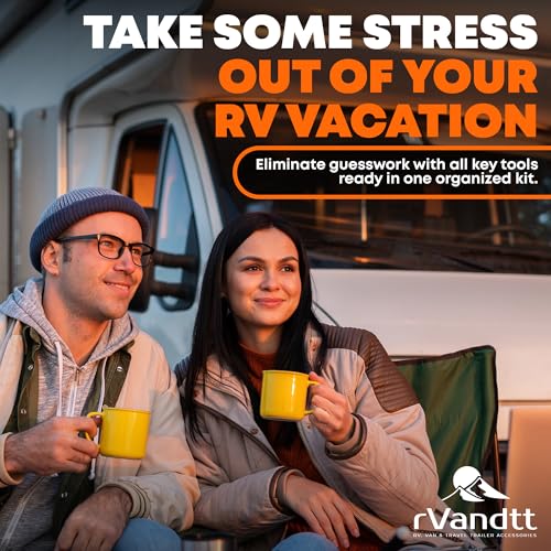 rVandtt RV Fresh Water Kit w/Drinking & Santation Hose - RV Water Pressure Regulator, Filter, Hose Connectors, Leak Repair Kit, Carrying Case, 35' Drinking Water & Sanitation Hose by rVandtt - Used condition - Image 7
