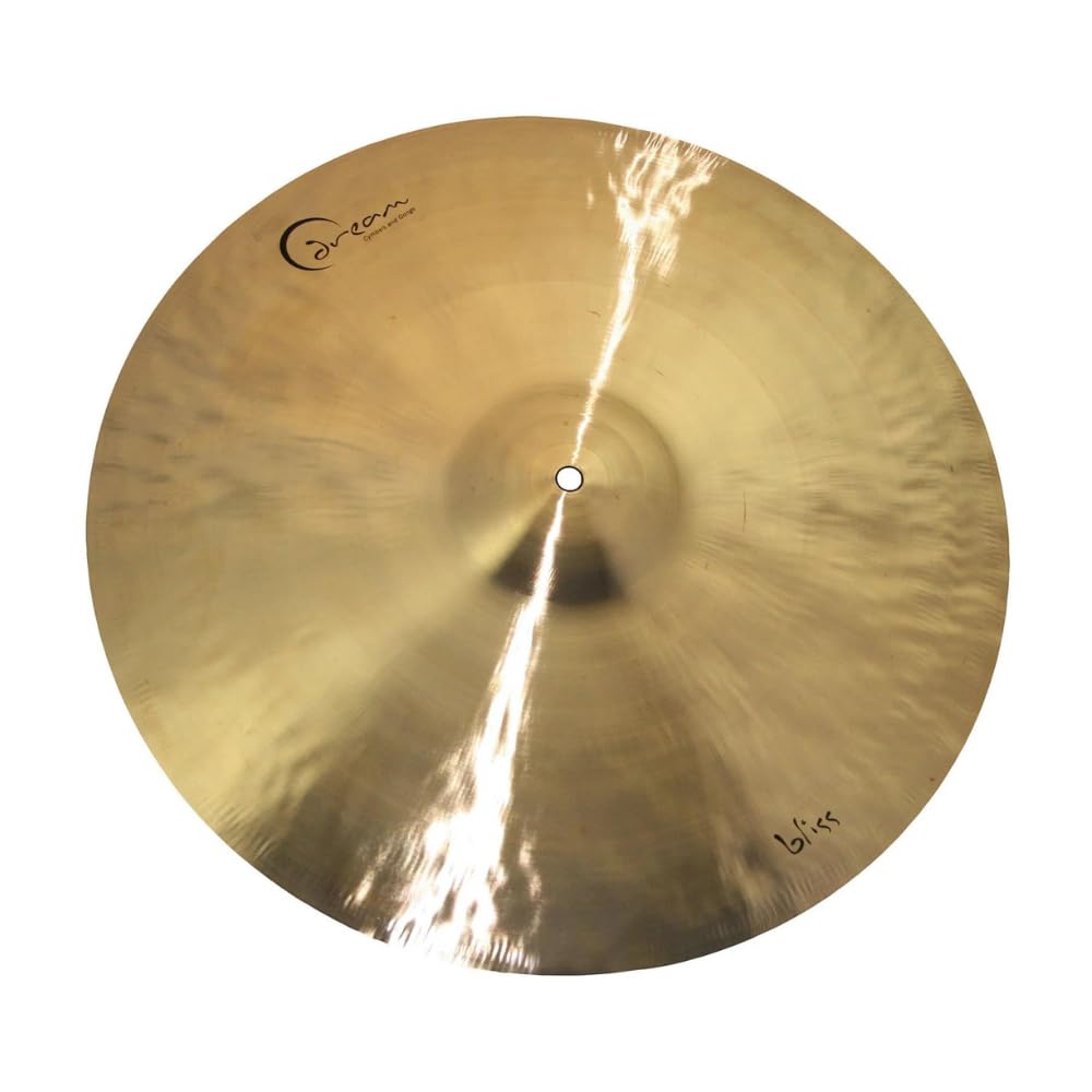 Dream Cymbals and Gongs 17 Inch Paper Thin Crash Cymbals (BPT17) Bundle with Liquid Audio Instrument Polishing Cloth - Dream Cymbals Bliss Series