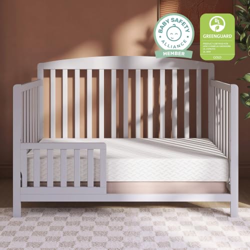 Image of Dream On Me Premium 2-in-1 Baby Fairy Crib & Toddler Mattress, Made in USA