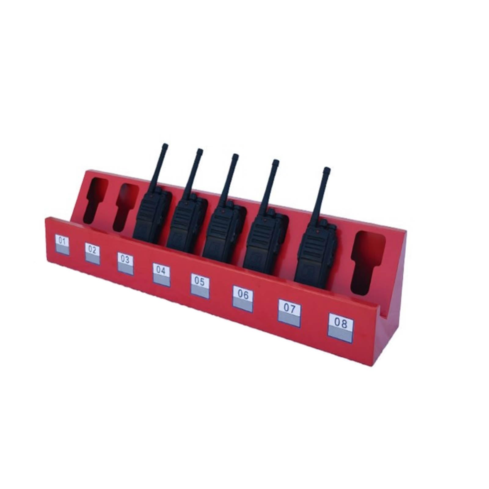 Soporte de Pared para walkie-Talkie, Caja de Almacenamiento Universal para radios bidireccionales, Organizador de Escritorio y Colgador de micrófono para Radio para Personal de emergencias y