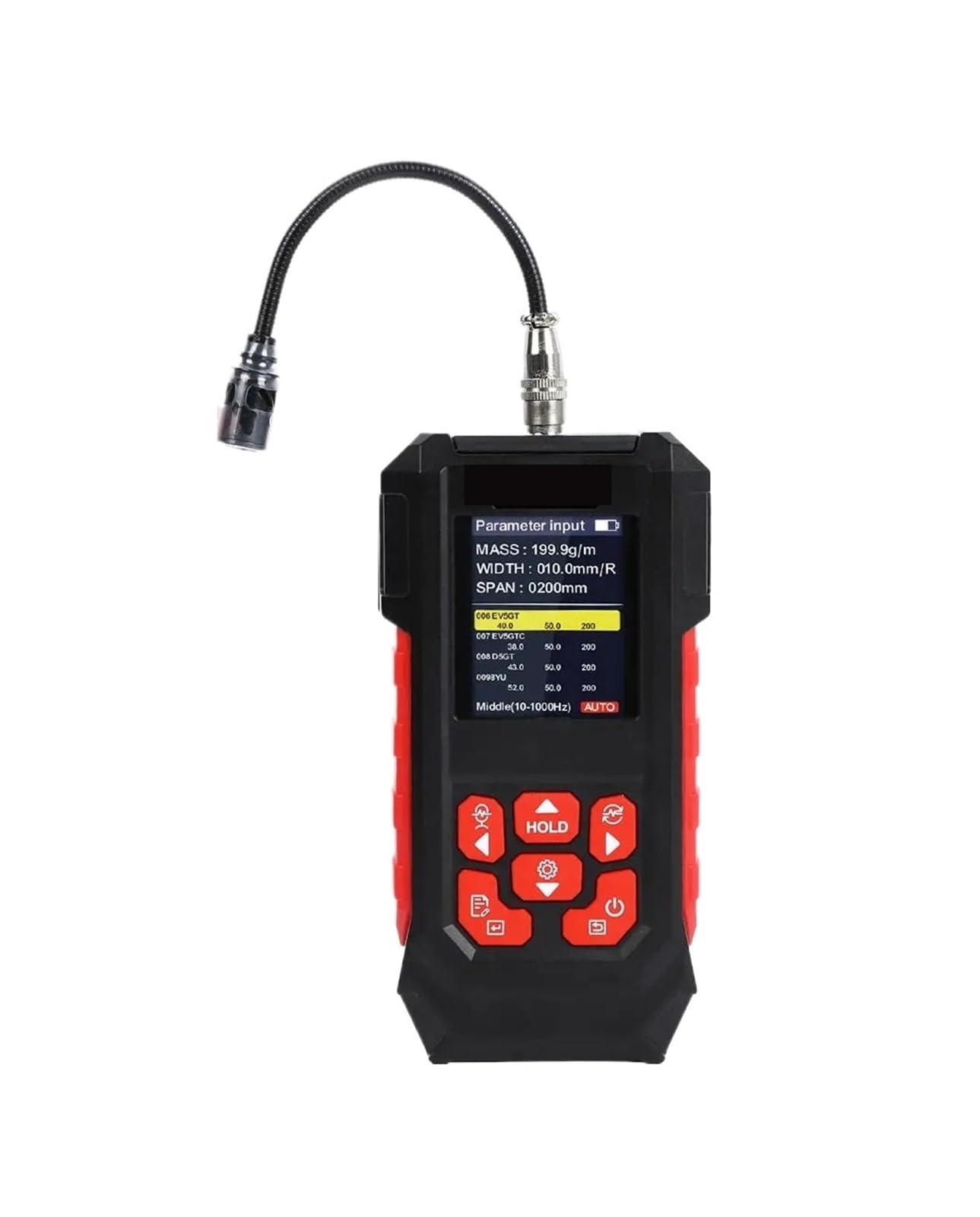 Belt Tension Tester Measuring Range 10HZ-5000Hz Handheld Belt Tension Meter Measuring Instrument