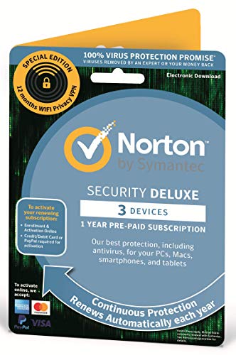 Norton Security ,3 appareils + confidentialité WiFi ,3 Devices + Wifi Privacy