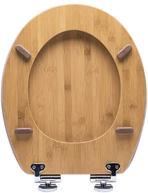 Wood Thickened Household Toilet Seat Plate Slow Down Silent Lacquer Thicken UVO Universal Thick and