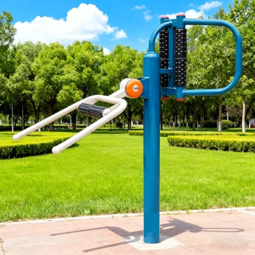 Image of Back Exerciser,Lower Back AGER,Waist AGER with Sturdy Metal e,Outdoor Fitness Equipment for Core Strengthening and Stretching Balanced Body Exercises (A)