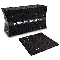 50 Stück 3mm Terrassenpad, Terrassenpads, Gummigranulat, Terrassenbau