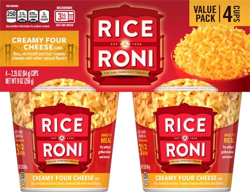 Rice-a-Roni 4pk Cups - Four Cheese - Thumbnail 3