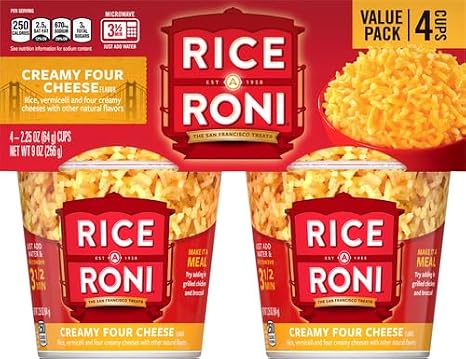 Rice-a-Roni 4pk Cups - Four Cheese